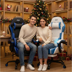 Silla de gaming, silla ergonómica para videojuegos para adultos, silla de ordenador para gamer con reposacabezas, soporte lumbar de masaje, silla de oficina giratoria