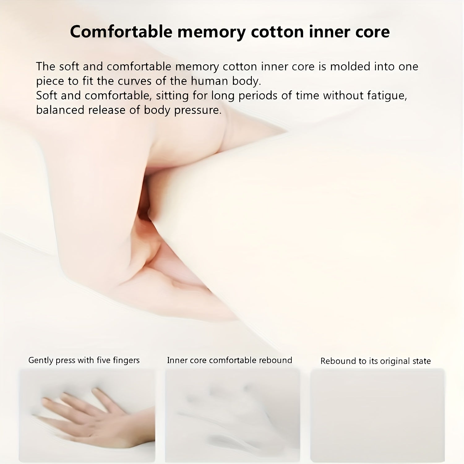 Almohada de cama | Almohada de espuma viscoelástica diseñada ergonomicamente para el cuerpo humano, destinada a aliviar el dolor de cuello y