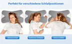 Almohada para el cuello, El regalo perfecto para familiares, amigos y parejas, Almohada ergonómica, Almohadas para dormir sin olor para un descanso profundo, Almohada refrescante para personas que duermen de lado, boca arriba y boca abajo