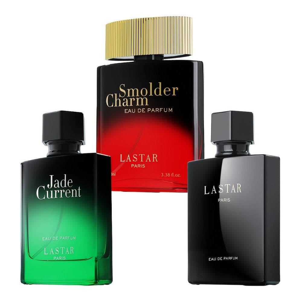 [Perfume de Larga Duración] Set de 3 Botellas de Perfume de Gran Capacidad para Hombre, Colonia de Feromonas para Hombre, Eau de Toilette de Lujo, Fragancia de Sándalo Ámbar Almizcle, Fragancia Duradera y Rica, Adecuado para Citas, Fiestas, Trabajo Diario