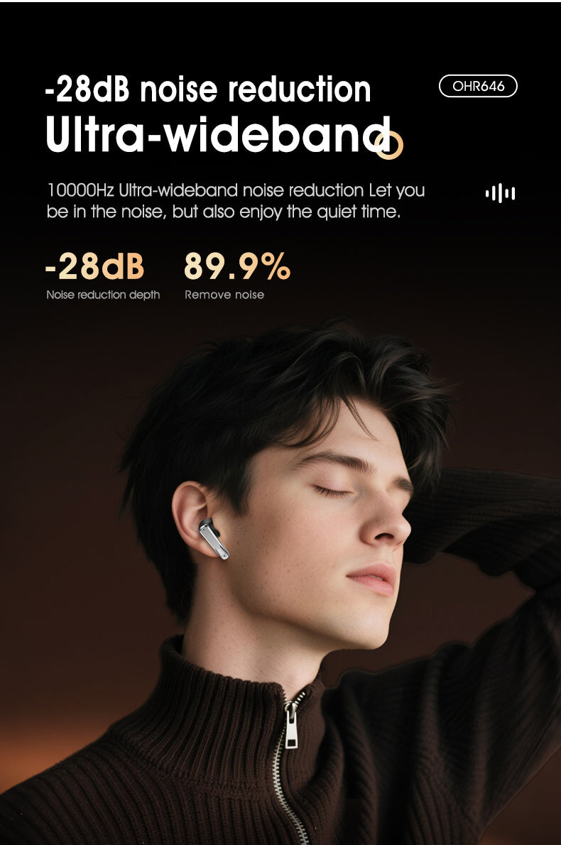 Auriculares Bluetooth | Auriculares inalámbricos Acer Ohr646 originales y oficiales, intrauditivos, inalámbricos 6.0 ANC con reducción activa de