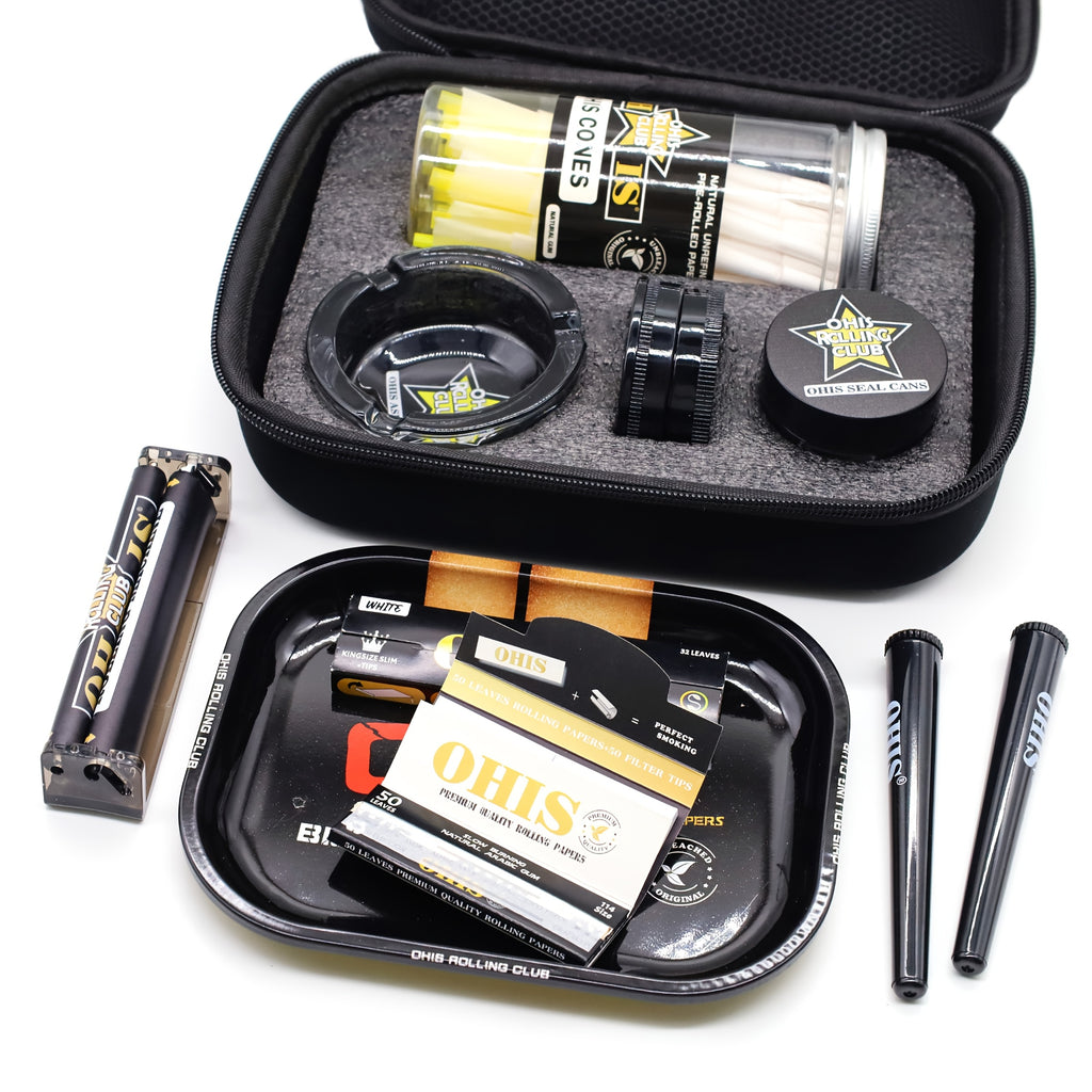 Kit de accesorios para fumador para organización viaje y regalo | diseño funcional