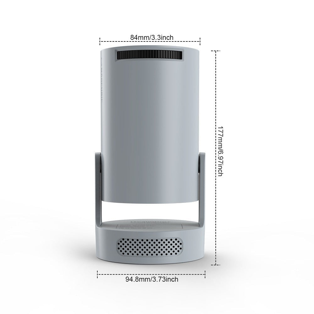 Magcubic Hy300Pro+ Láser Inteligente - Rotación de 180 Grados - 1GB de RAM y 8GB de Almacenamiento ROM - Relación de Proyección de 0.9:1 - Soporte Local 720P 8K - 310ANSI - Sistema Android 14.0 y Wifi 6 Inalámbrico 5.4