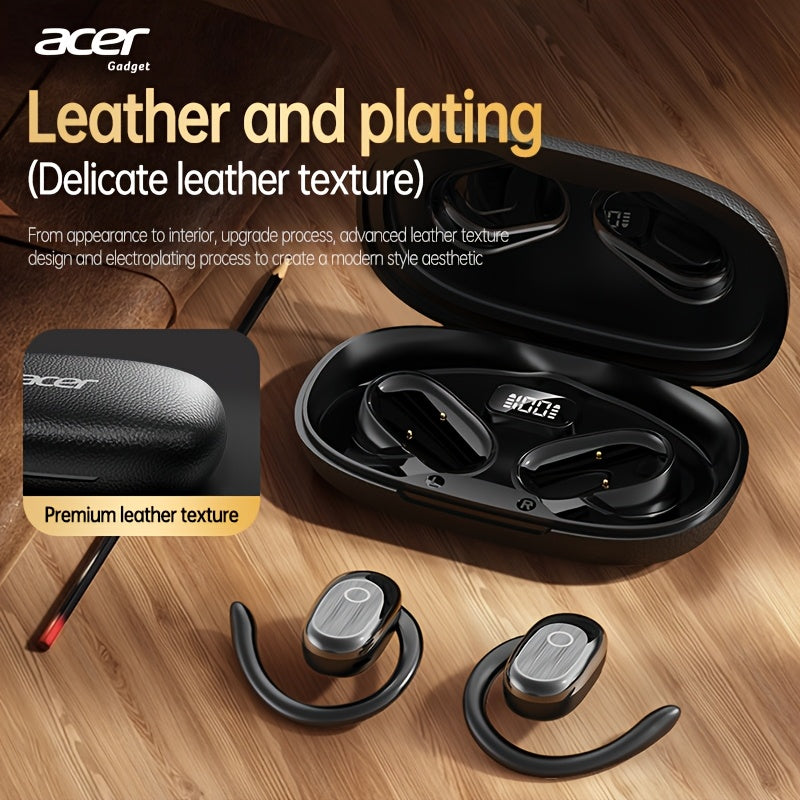 Auriculares Bluetooth Acer con gancho deportivo, sonido HiFi y baja latencia