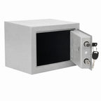 Caja Fuerte Seguridad Digital 4L Nyana Home | Cerradura Electrónica con Código + 2 Llaves de Emergencia | Acero Reforzado Negro Antirrobo | Ideal Hogar, Oficina y Hotel | Montaje en Pared o Suelo con Pernos Incluidos | Panel LED Indicador de Estado | Prot