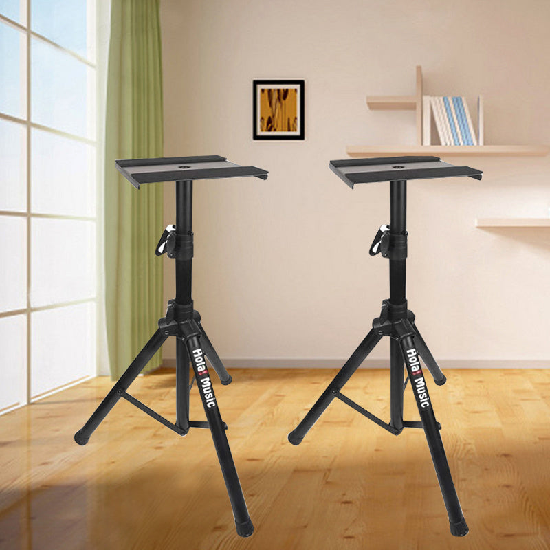 Par de Soportes para Altavoces de Estudio, Altura Ajustable, Modelo HPS-600MS, Estructura de Trípode Profesional de Alta Resistencia