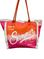 MEJORADA Bolso de Playa o piscina Grande - Diseño Verano, Ligera y Espaciosa (55x35x20 cm), TOTE BAG, Disponible en 6 Colores, Ideal para Viajes y Vacaciones
