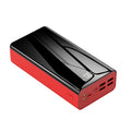 Batería externa | Batería Externa de Gran Capacidad de 50000mAh con Pantalla LED Inteligente, Linterna, Reserva de Energía de Emergencia para