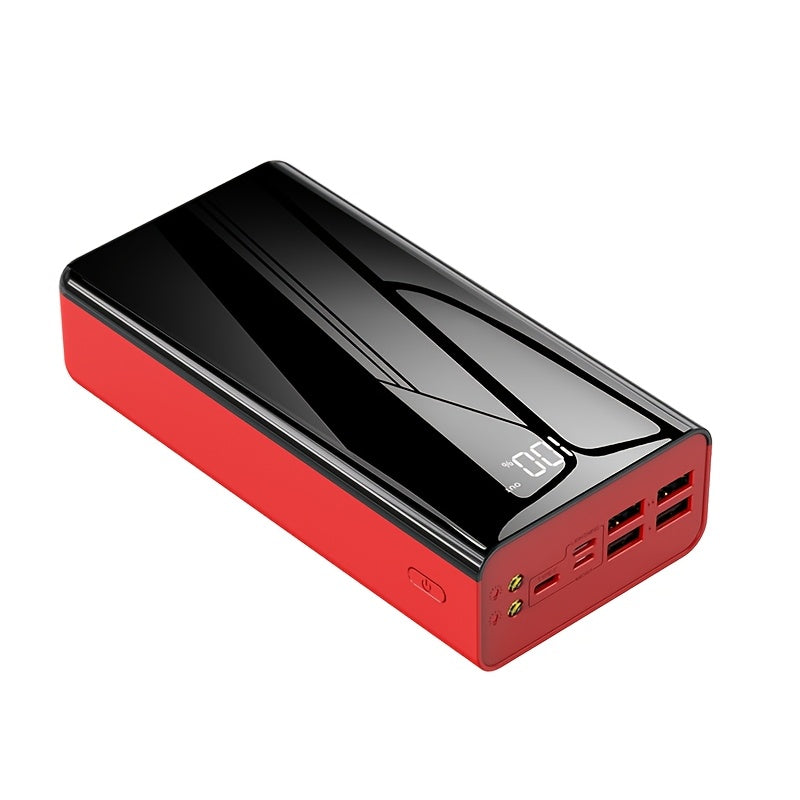 Batería externa | Batería Externa de Gran Capacidad de 50000mAh con Pantalla LED Inteligente, Linterna, Reserva de Energía de Emergencia para