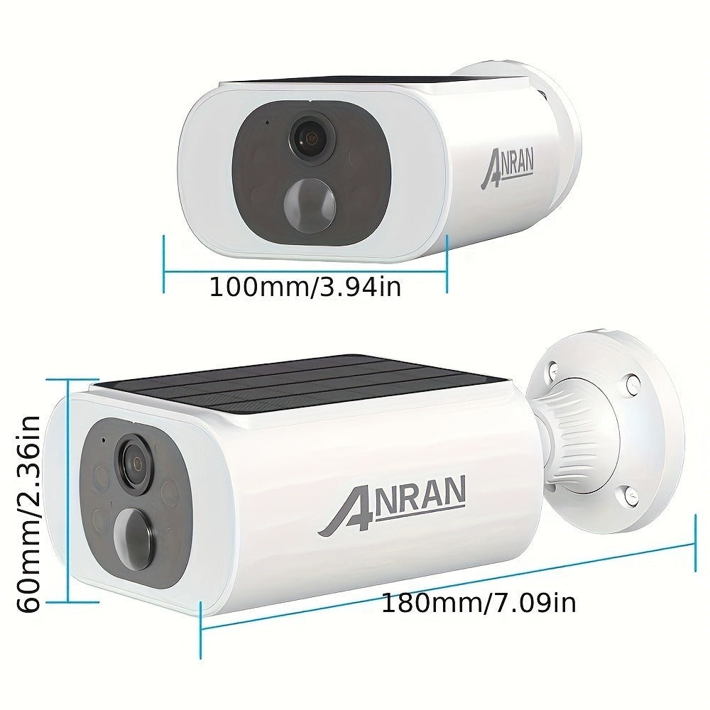 Cámaras de Seguridad Solar WiFi para Exteriores, Visualización de Alta Calidad, Sistema de Energía Solar Integrado para una Fuente de Energía Confiable, Capacidad de Detección Humana PIR para Garantía de Seguridad, Diálogo de Audio Bidireccional