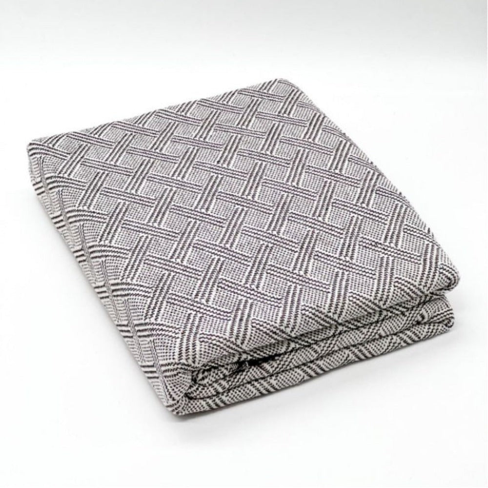 Fular multiusos con tejido Jacquard, resistente y fácil de limpiar, disponible en varios colores y tamaños, ideal para sofá, cama o picnic.