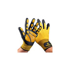 Guantes para baño y aseo de mascotas - Guantes para deshacer pelaje aptos para mascotas con pelo largo y corto, eficaces para eliminar el pelo de gatos, perros y caballos (Amarillo)