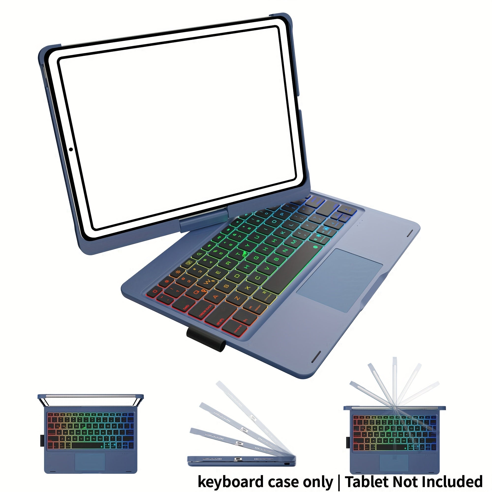 Funda giratoria con teclado para iPad | Trabajo, estudio y protección