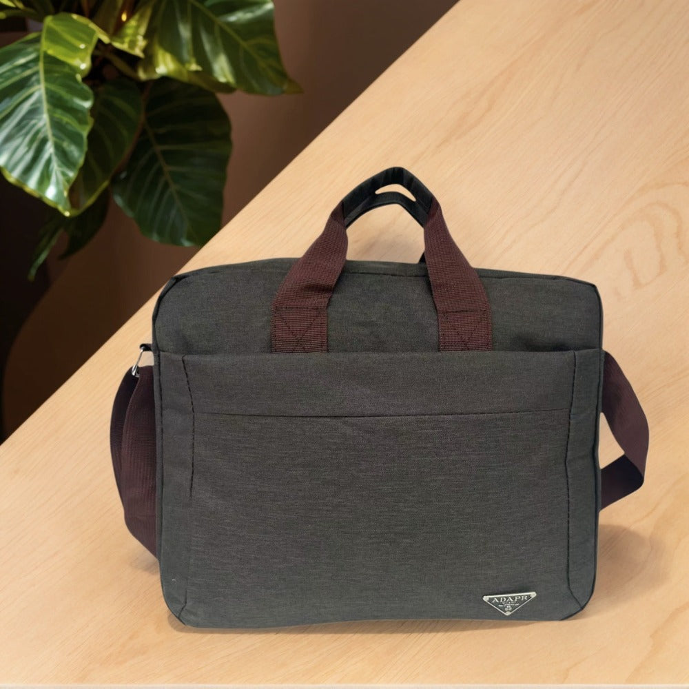 Bolso Bandolera Hombre Oficina 33x28cm con Correa Ajustable, Maletín Ligero para Portátil o Tablet, 4 Colores Disponibles
