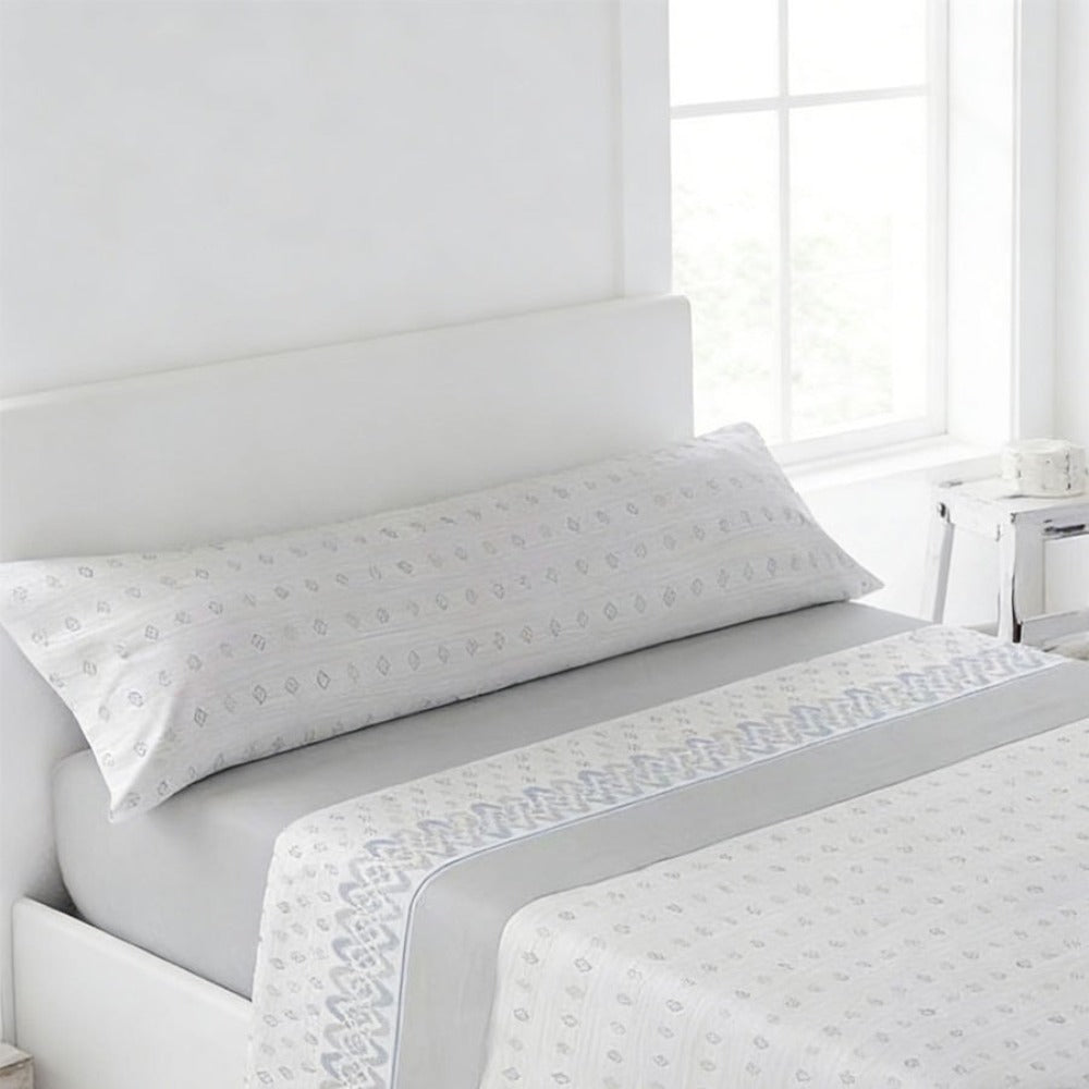 Juego de ropa de cama (Sábana ajustable, Cubrecama, Funda de almohada) | Juego de sábanas estampadas de 3 piezas | Primavera/Verano | Múltiples estilos | Tejido suave | 180cm - Múltiples tamaños disponibles