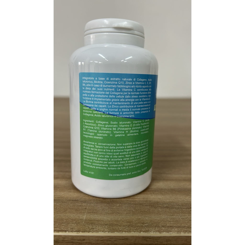 [PROMOCIÓN 2 unidades] Colágeno y Ácido Hialurónico, con Coenzima Q10 y Biotina 360 Cápsulas - Hecho en Italia