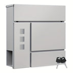Buzón con cerradura y compartimento 1pc 10.5 cm | Entrada, correo y exterior