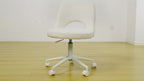 Klyvvo Silla de Escritorio con Ruedas, Silla de Maquillaje con Tejido Teddy Transpirable, Altura Ajustable, Ideal para Oficina, Hogar, Regalo Familiar, Soporta Hasta 150 Kg, Disponible en Rosa, Blanco y Gris