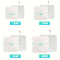 Panel LED de techo moderno de bajo perfil | Baño, cocina y dormitorio