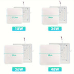 Panel LED de techo moderno de bajo perfil | Baño, cocina y dormitorio
