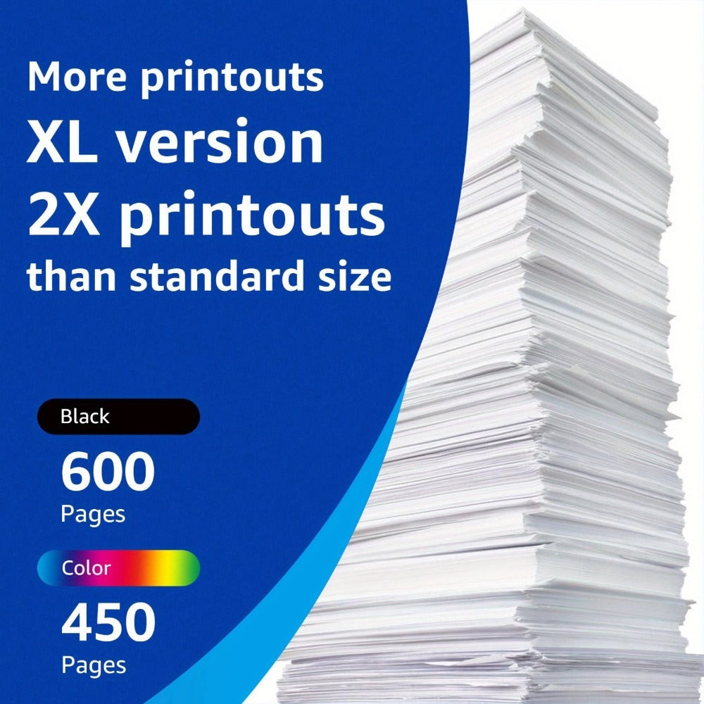 2 Paquetes Compatibles HP 302XL HP 302 Multipack Cartucho de Impresora para HP DeskJet 1110, DeskJet 2130 3630 3636 3639, OfficeJet 3830 3831 3833, OfficeJet 4520 4525 4527 4650 4652 4655 5230, Envy 4520 4525