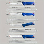 4 Piezas Cuchillo de Cocina, Cuchillo de Filetear, Utensilios de Cocina, Accesorios y Gadgets de Cocina, Cuchillo de Chef, Cuchillo de Frutas, Cuchillo de Carnicero de Acero Inoxidable, Cuchillo Profesional Afilado para Cocinar Carne, Cuchillo de Cocina p