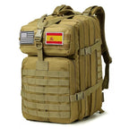 Mochilas táctica 45L Gran Capacidad Mochila Crossfit Plegable Mochila para acampar,mochilas de senderismo, trekking mochila para viajes