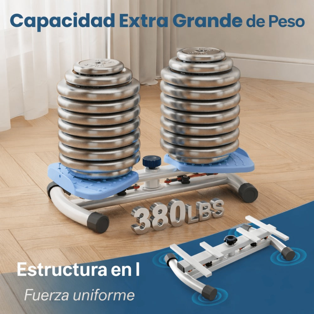 Equipo de fitness giratorio de cintura para uso doméstico, quemador de grasa abdominal, equipado con bandas de resistencia, tabla de ejercicios silenciosa y antideslizante para entrenamiento de core, piernas y glúteos (capacidad de peso 136 kg - rosa - mo