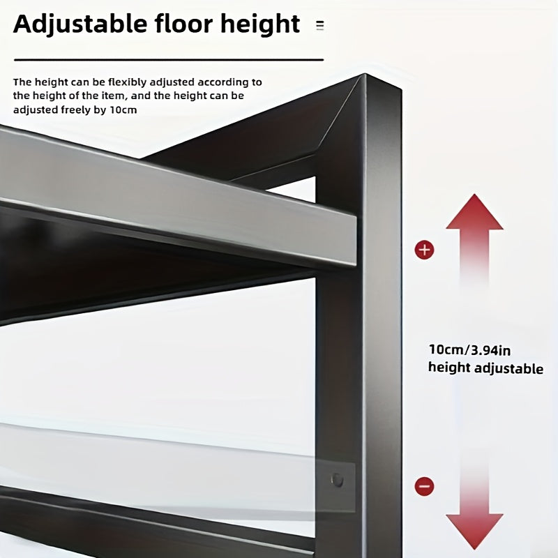 Estante Multifuncional para Microondas de Tres Niveles/Doble Nivel, Organizador de Encimera Ajustable, Soporte para Ollas y Microondas, Extensible y Retráctil, Almacenamiento para Cocina
