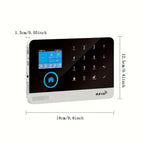 Sistema de alarma PGST para seguridad del hogar, kit de alarma DIY WiFi+GSM 2G con alerta por aplicación de teléfono, sensor de puerta/ventana, control remoto, compatible con Alexa y Google para casa, apartamento