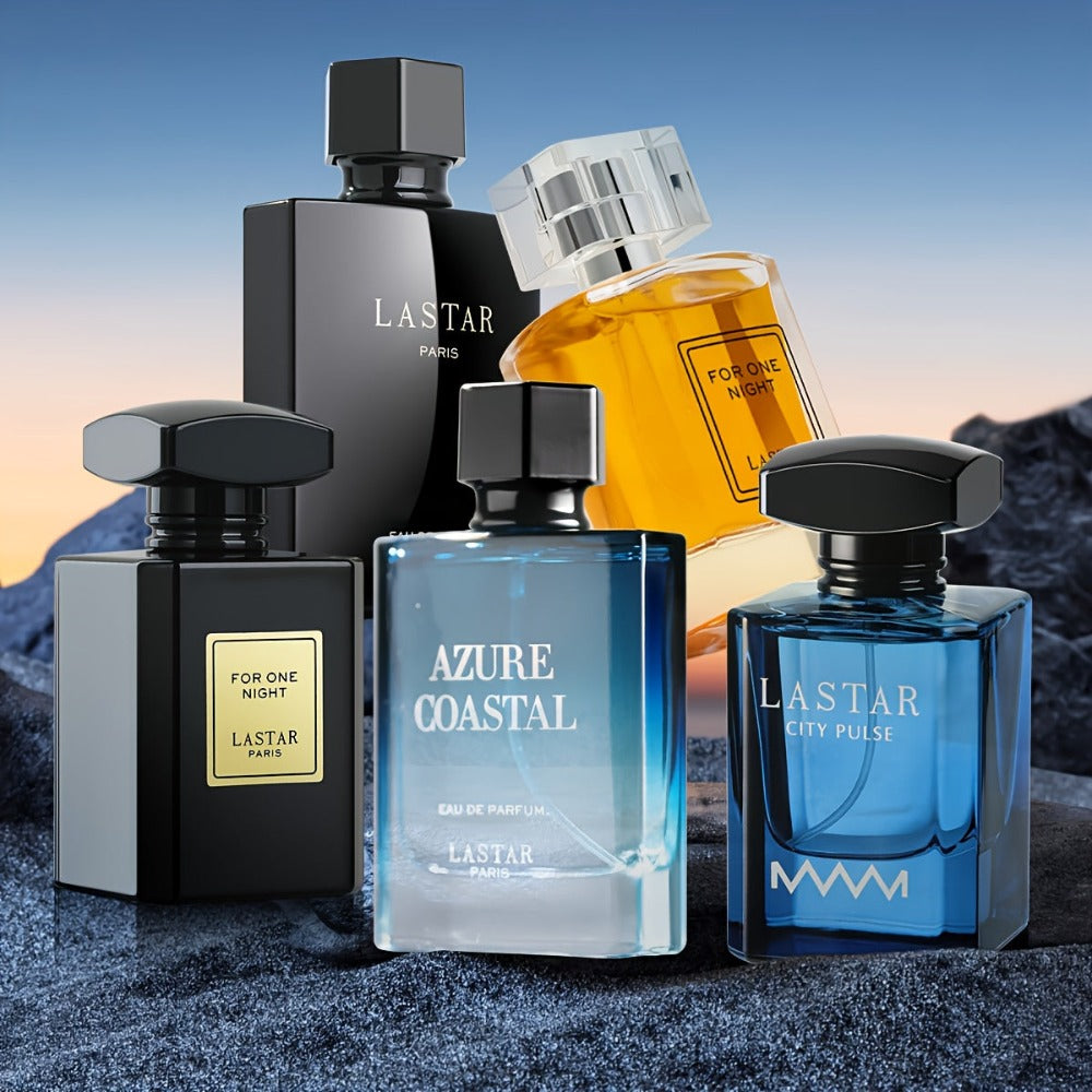 [Perfume de una Semana] Caja de Regalo de Perfume para Hombre, 1 Botella, 55ML/50ML, Fragancia de Sándalo y Almizcle, Cubre el Olor Corporal, Contrataca Diferentes Sentidos del Olor Durante una Semana, Siente un Encanto Romántico Sorpresa, Navidad Hallowe