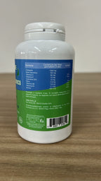 Suplemento de colágeno y ácido hialurónico, 180 cápsulas, con biotina, coenzima Q10, zinc, vitamina C, vitamina E, vitamina B1 y B6 - Hecho en Italia