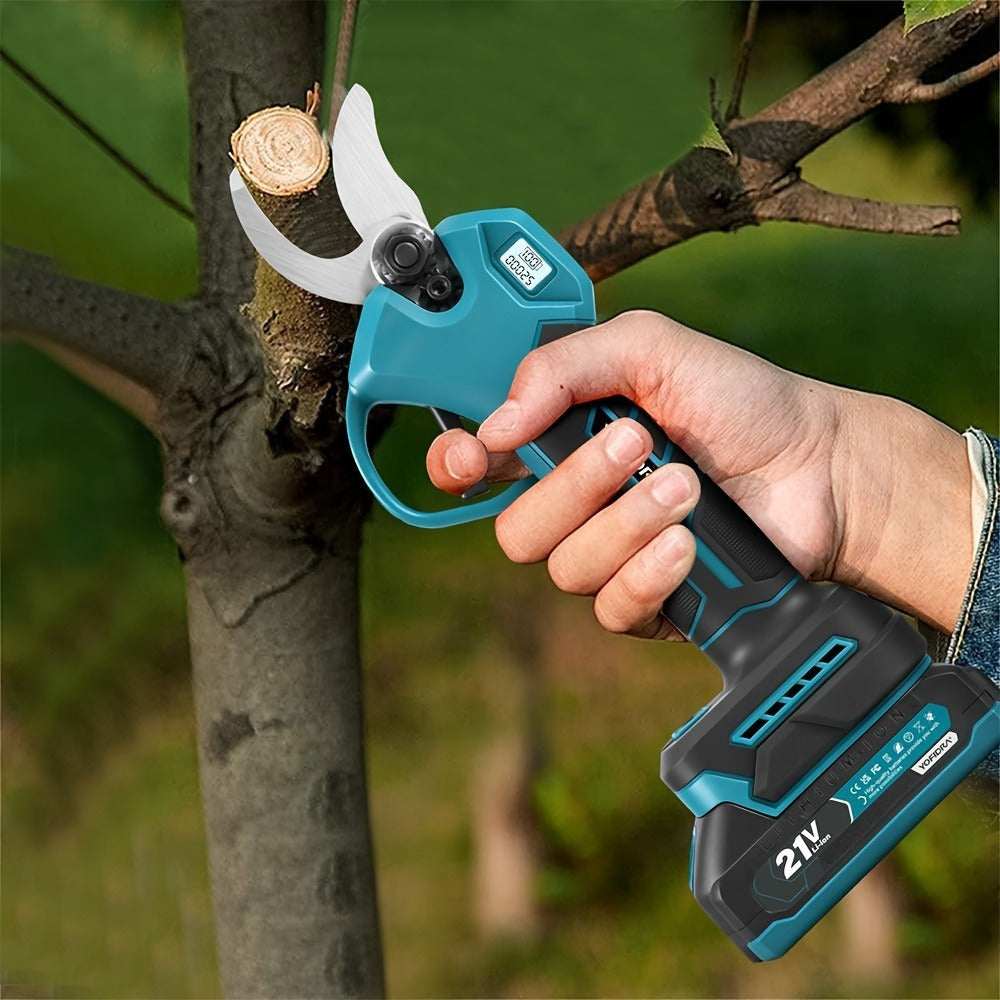 Tijeras de podar eléctricas inalámbricas con motor sin escobillas, máquina de podar eléctrica inalámbrica adecuada para podar, jardinería, árboles frutales y viñedos