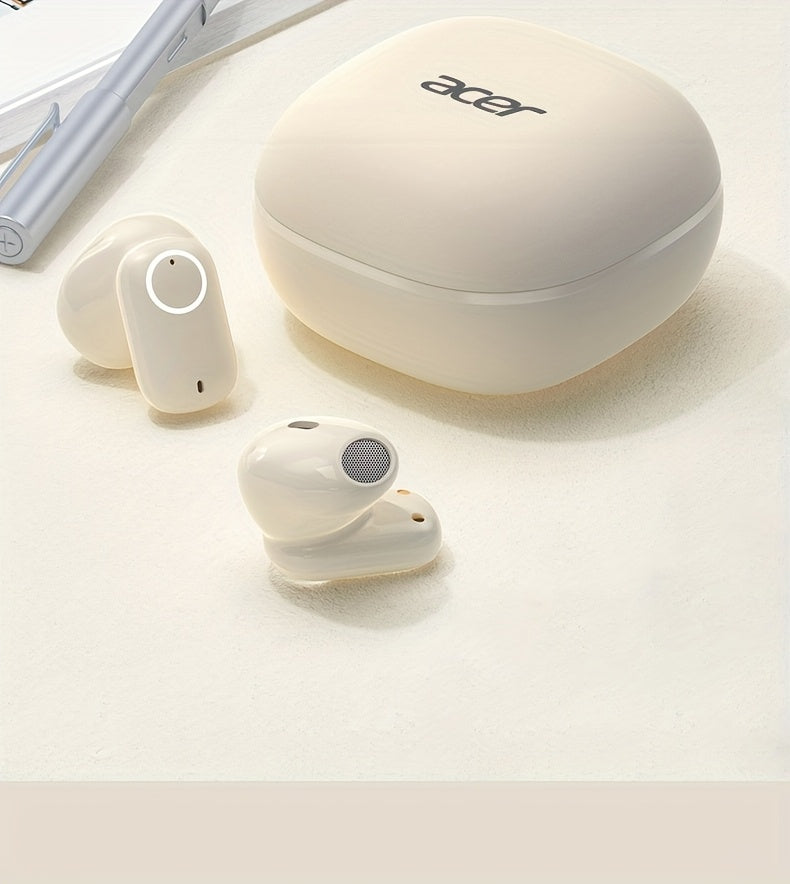 Auriculares Bluetooth | Audífonos Inalámbricos Genuinos de la Marca Acer TWS Deportivos para Correr, Audífonos In-Ear para Dormir, Estilo