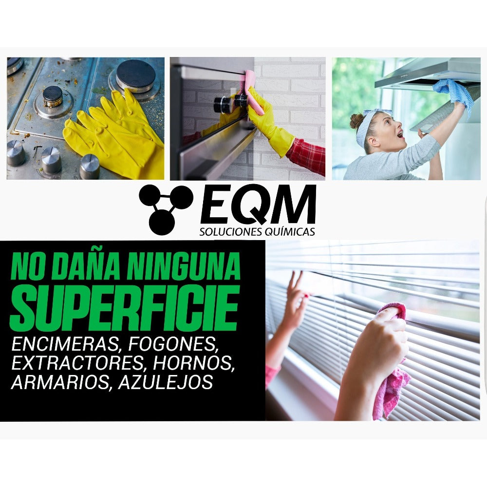 EQM - ECO-111 - Desengrasante Neutro Todo en Uno - 5L - Potente, Seguro y Respetuoso con todas las superficies - Hogar, industria, vehículos, barcos, hoteles, etc.