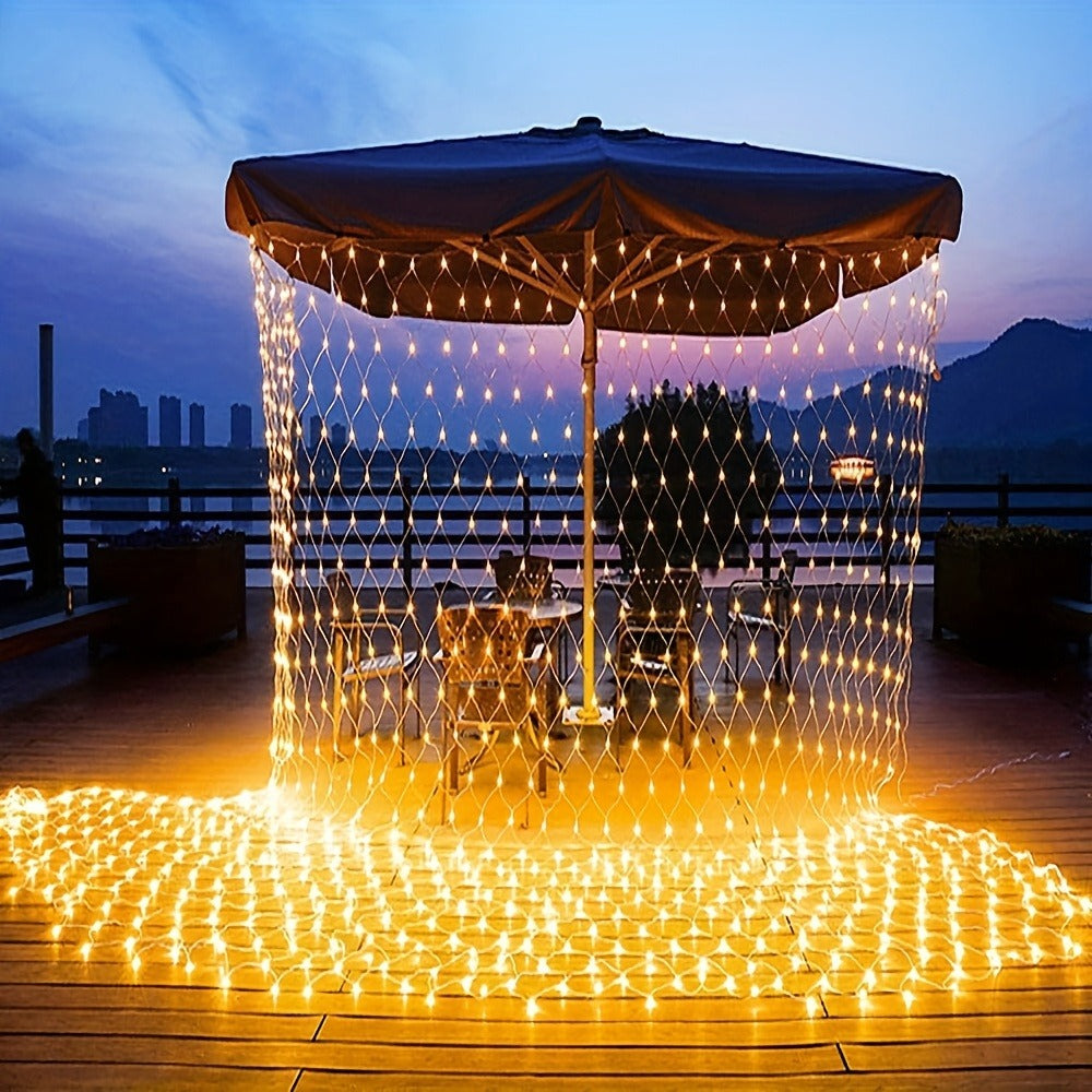 Luces de malla LED decorativas | Navidad jardín fiestas y eventos