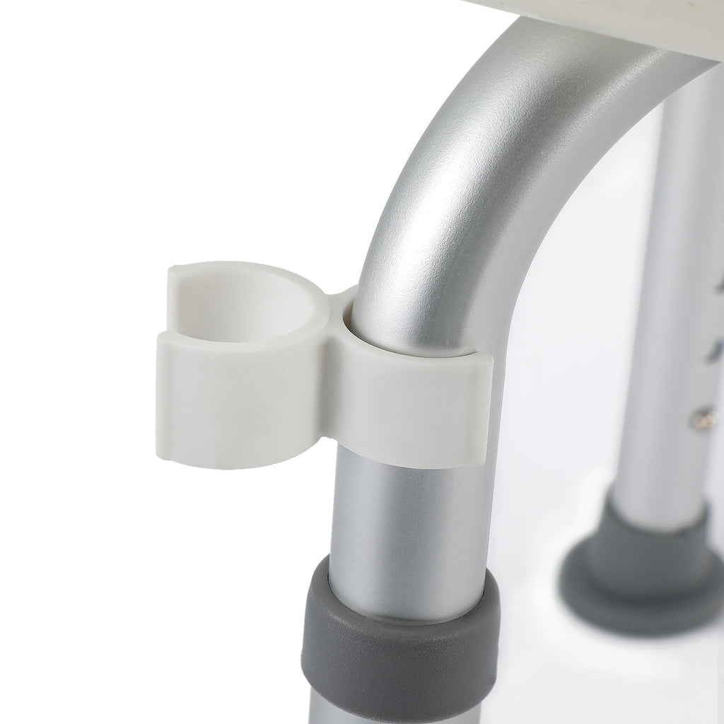 Silla de ducha con respaldo para baño seguridad y asistencia diaria | 150 kg y ajustable