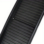 Rampa para perros plegable de plástico, escaleras para mascotas, rampa de acceso antideslizante con topes de goma hasta 90 kg, 156 x 40 cm, negra