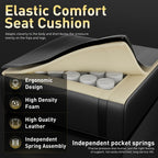 Silla Gaming con Masaje Lumbar Incorporado, Diseño Ergonómico Soporte Lumbar Ajustable y Reposacabezas, Silla de Computadora Giratoria de 360 Grados Reclinable para Oficina, Ideal para Juegos/Trabajo de Larga Duración