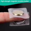 Juego de 50 imanes de 1.5 cm, ideales para proyectos de costura, con botones magnéticos ocultos, película arrugada, broches y cierres invisibles para bolsos. Perfectos para tela, bolsos, ropa y manualidades de cuero