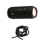 Altavoz Bluetooth | Altavoz Inalámbrico Portátil T&G TG227, IPX4, con Luz LED, Conexión Estéreo TWS, Compatible con Música USB/TF/FM Radio