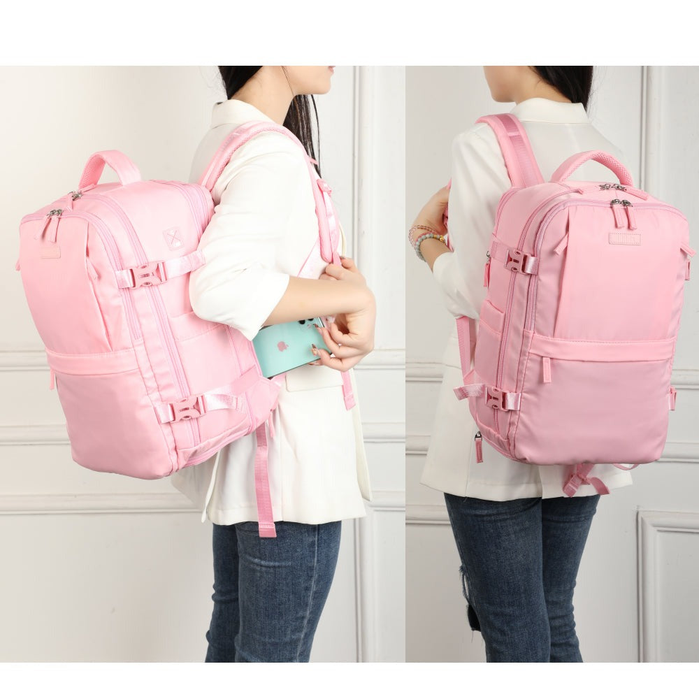 Mochila de cabina expandible 40x25x20-25cm | compartimiento para zapatillas | Mochila casual compatible con portátil 14 pulgadas