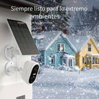 4pcs LaxiHub Cámara de Seguridad Inalámbrica FHD, Cámara Wi-Fi para Exteriores, Rastreo de Movimiento con IA, IP65, Visión Nocturna en Color, Audio Bidireccional para Seguridad de Bebés y Mascotas, Acceso Remoto por App, Almacenamiento en SD/Nube