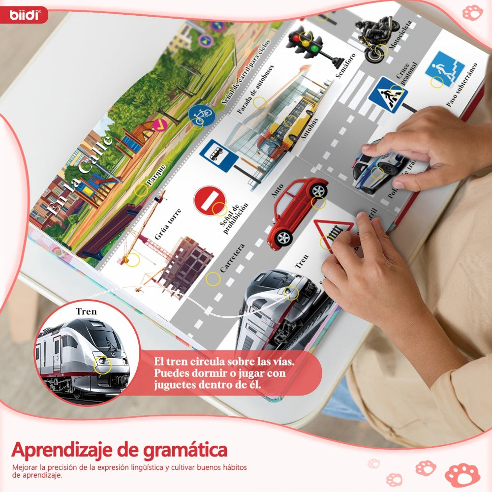 Biidi Alrededor Del Mundo Audiobook en Español, Audiobook, Libros Educativos, Libro Interactivo, Regalo de Cumpleaños de Navidad
