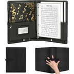 Carpeta de música A4 grande, carpeta de música de 4 anillos, 220 hojas máximas, para piano y actuación en escena