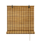 Persiana Enrollable de Bambú Natural para Puertas y Ventanas Decorativa. Estor Ajustable de Ocultación para Exterior e Interior Protector de Fácil Instalación.