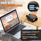 Gafas de visión nocturna para adultos, binoculares 1080P con cámara, gafas infrarrojas para cazador, dispositivos tecnológicos geniales para acampada/náutica, regalo de electrónica digital, regalos de caza para hombre/papá/esposo