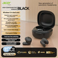 Auriculares Bluetooth | ["Acer Oficial Original"] Auriculares Inalámbricos TWS Bajos Profundos Estéreo + Reducción de Ruido en Llamadas, Batería