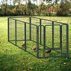 Parque de juegos para cachorros, recinto exterior de 6/8/12/16 piezas, corral para perros, 80 x 65 cm, plegable, resistente a la intemperie, para uso interior/exterior