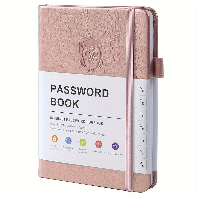 Cuaderno de contraseñas | Organización de accesos hogar y oficina